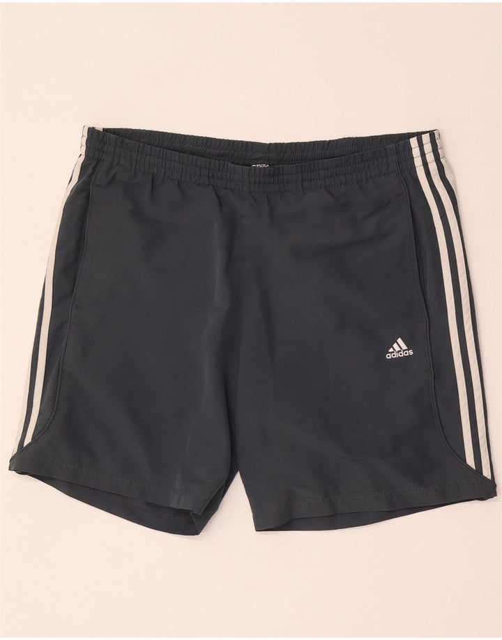 Adidas Herre Climalite Sportshorts mellemgrå polyester