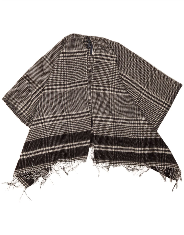 Maglione cardigan con mantella da donna Marks & Spencer taglia unica pied de poule nero