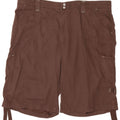 Pantaloncini cargo Lee da donna taglie forti US 20 XL W40 cotone marrone