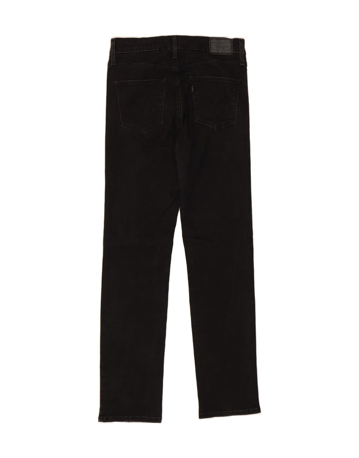 LEVI'S Womens Slimming Slim Jeans W28 L30  Black Cotton Vintage Levi's and Second-Hand Levi's from Messina Hembry 