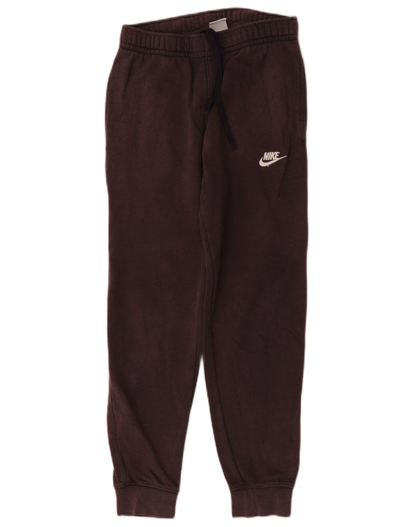 Damskie spodnie dresowe Nike Joggers UK 10 Małe, bordowe, bawełniane sportowe
