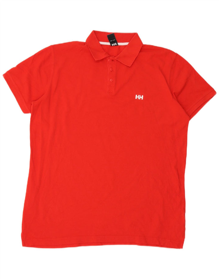 Helly Hansen muška polo majica 2XL crveni pamuk
