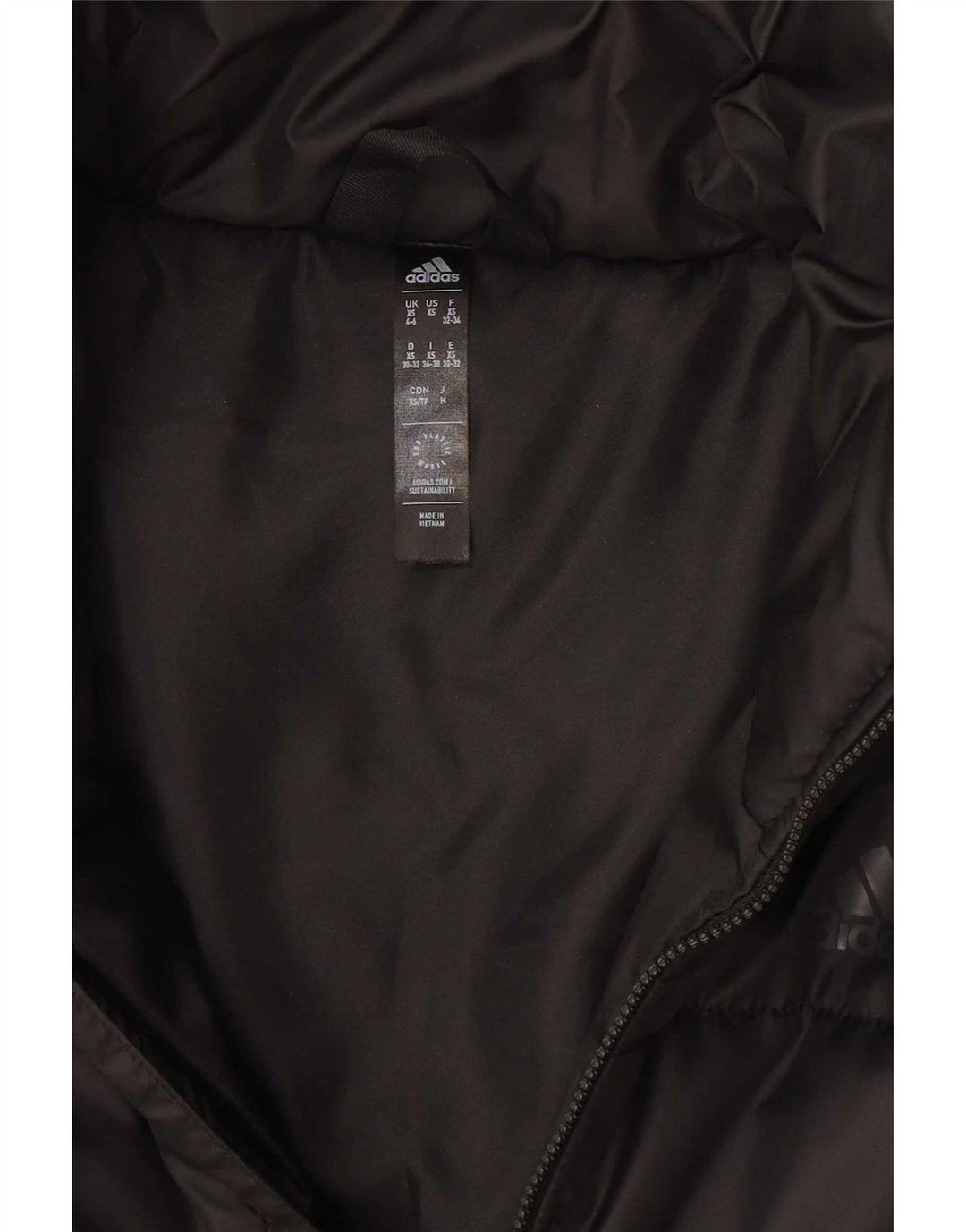 Damska kurtka Adidas Crop Padded Jacket UK 4/6 XS Czarna