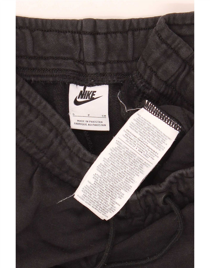 Nike Mens Tracksuit Trousers Joggers Small Black Cotton