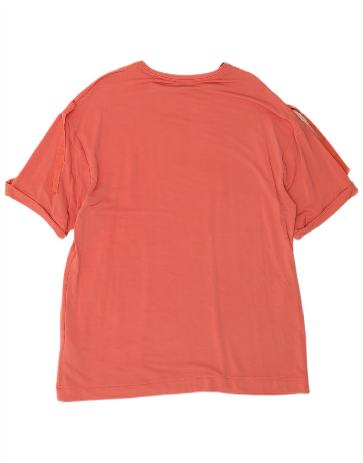Top cu tunică pentru femei Zara UK 10 Small Pink Poliester