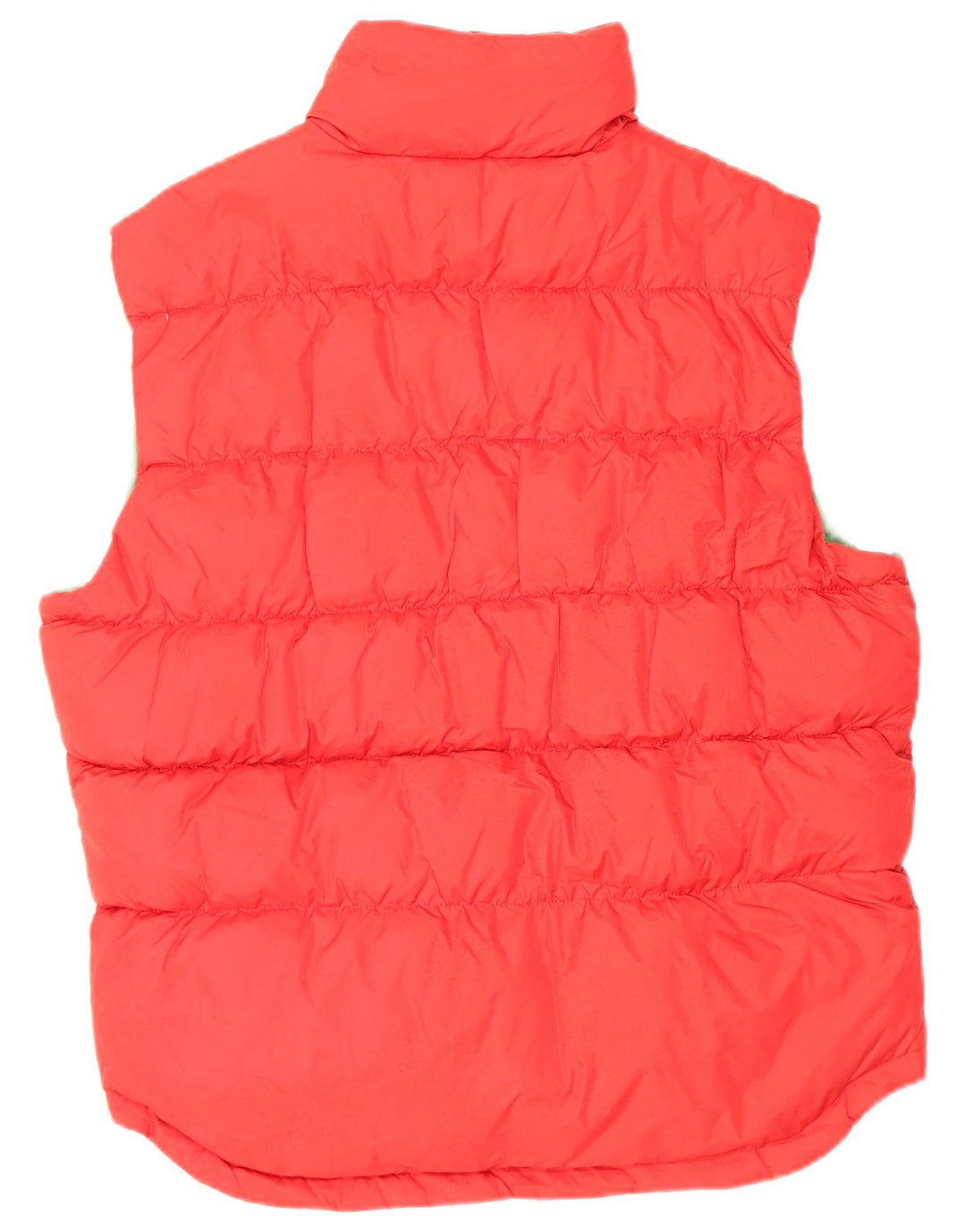 Zara Herre Polstret Gilet UK 40 Stor Rød Nylon