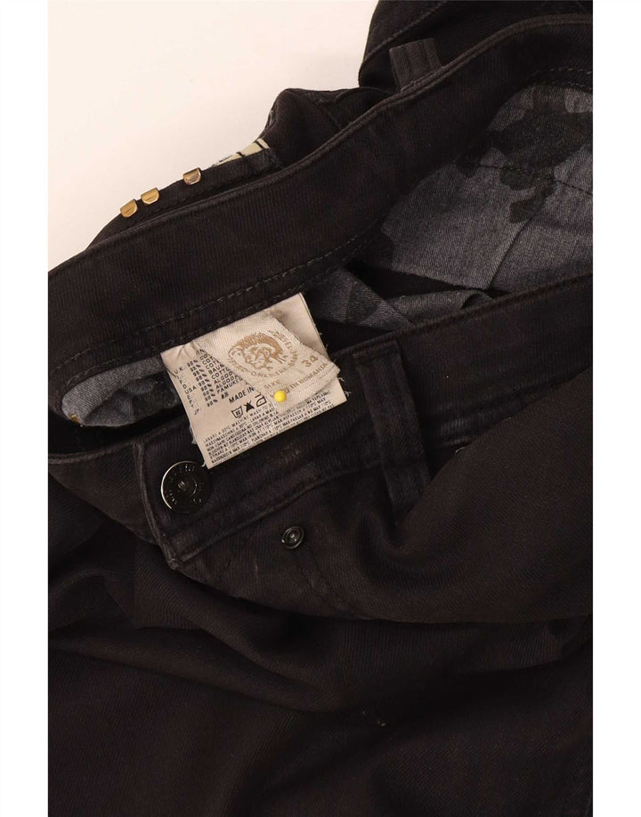 Jeans slim da uomo Diesel W34 L34 cotone nero