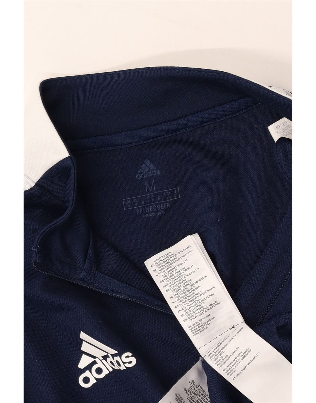 Мужской пуловер Adidas Aeroready, спортивный костюм, средний темно-синий с цветными блоками