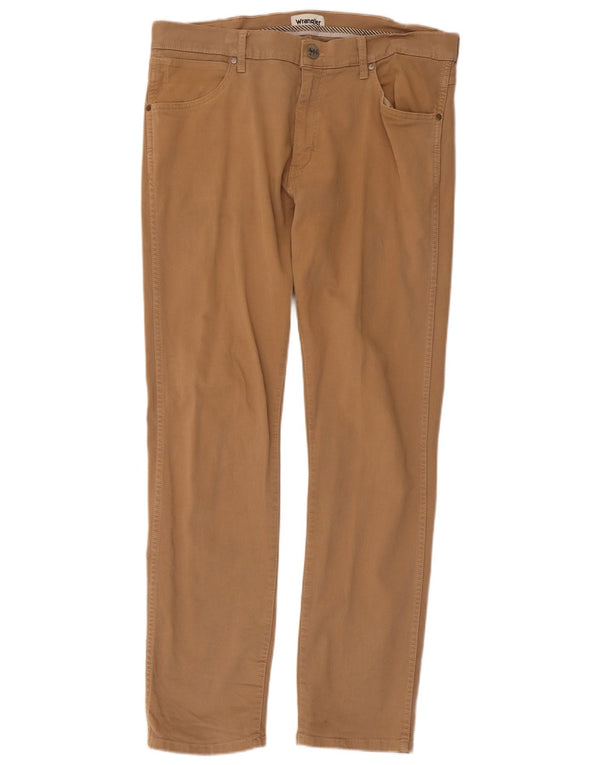 Мужские повседневные брюки Wrangler Larston W34 L32 бежевого цвета, хлопок