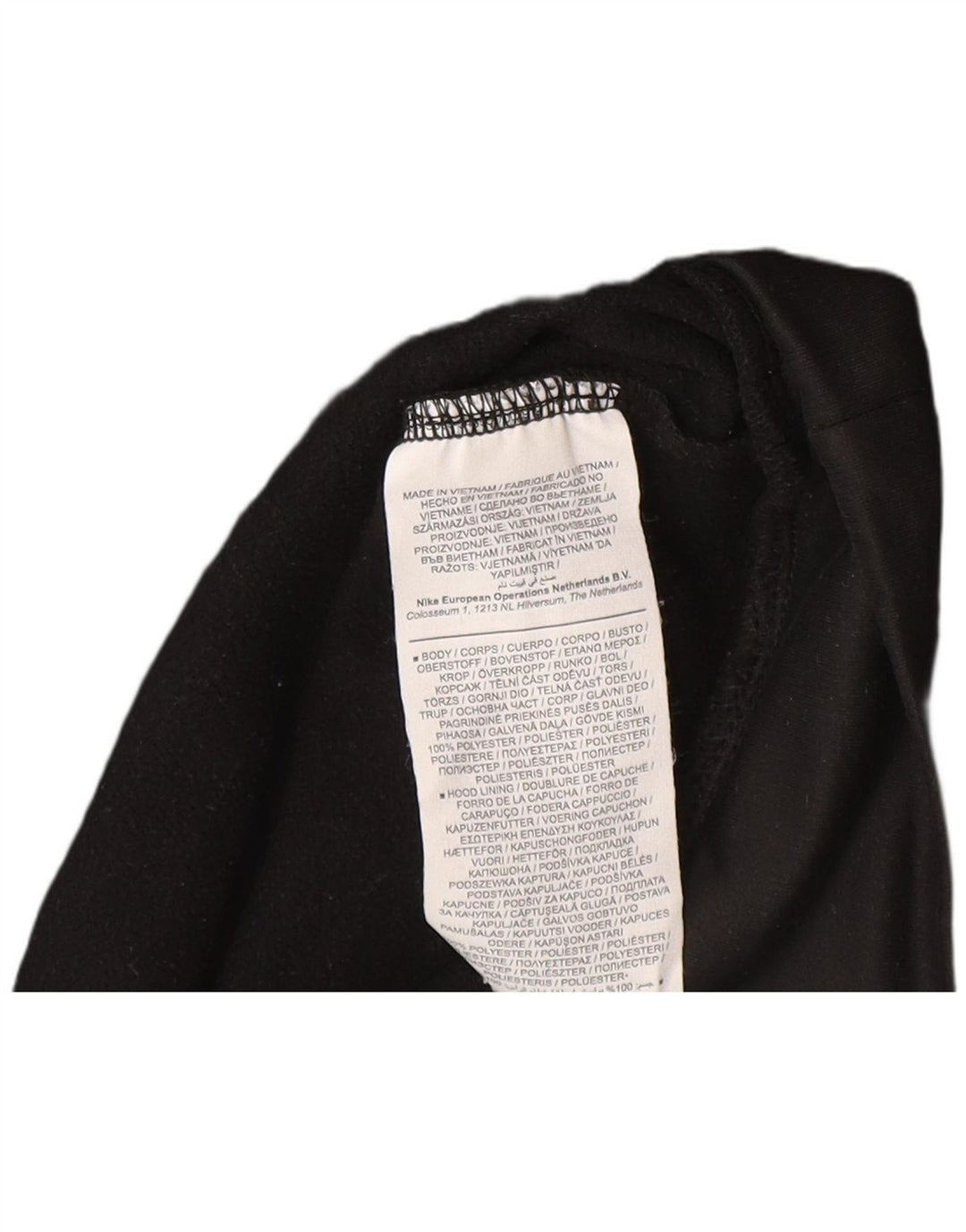 Jordan Mens Regular Fit Hoodie Jumper XS Black Polyester