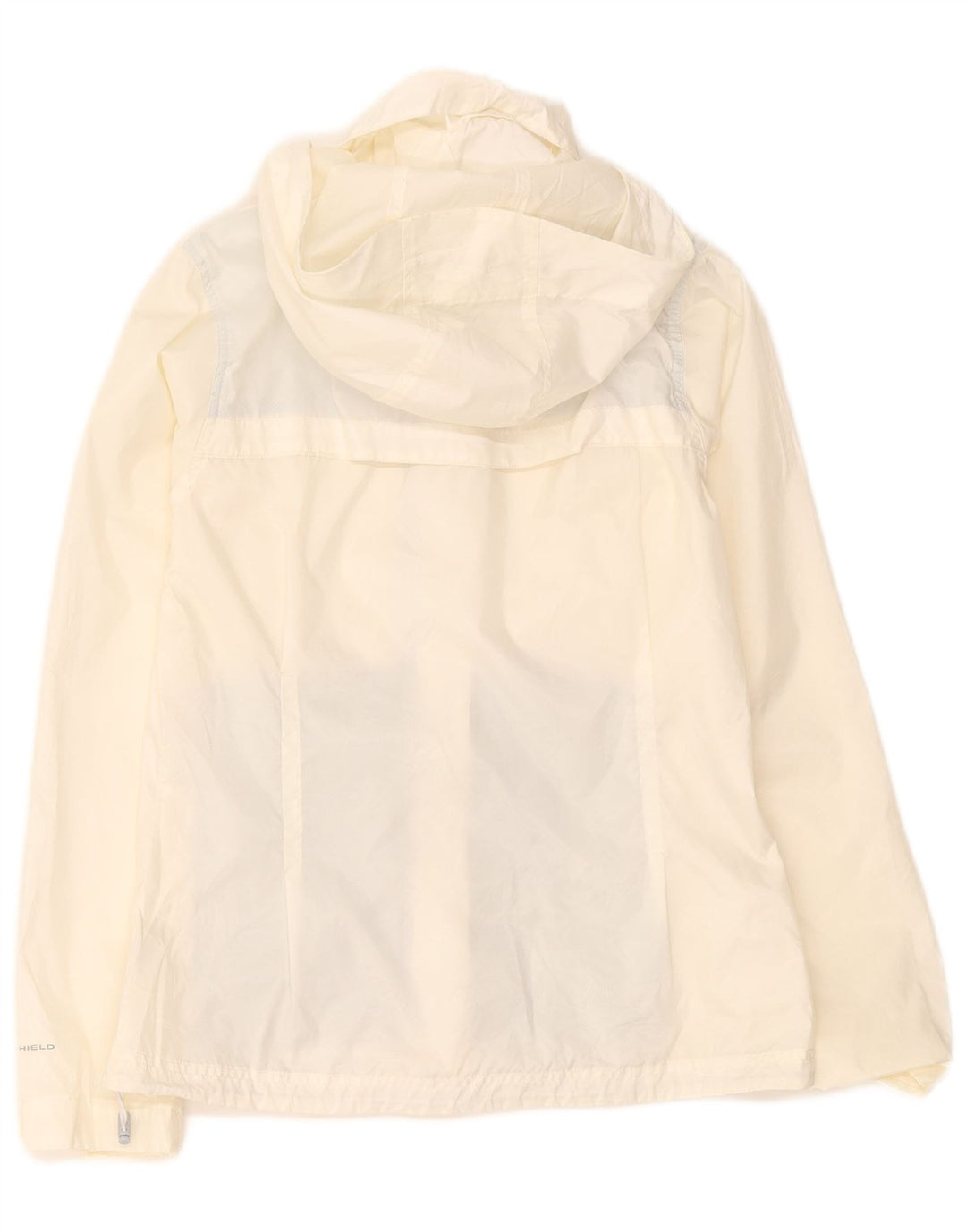Columbia Womens Hooded Oversized Rain Jacket UK 10 Small White