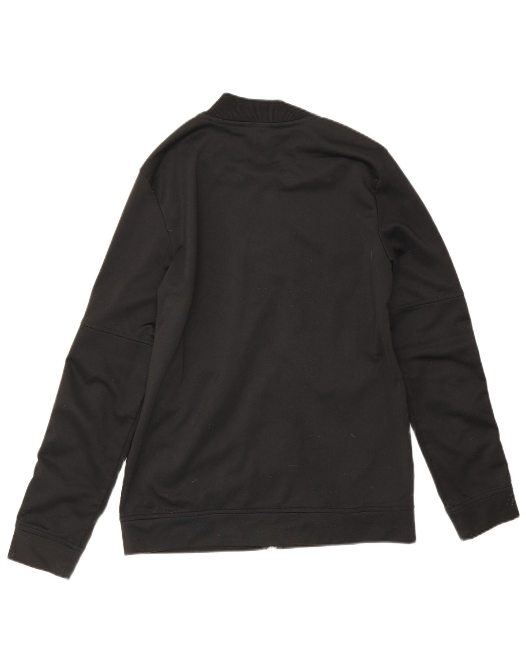 Adidas Womens Tracksuit Top Jacket UK 16/18 Large Black Polyester