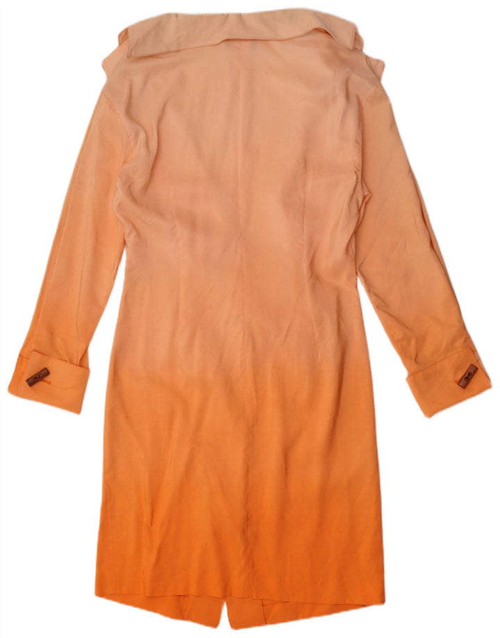 Genny Damen Hemdkleid US 8 Medium Orange