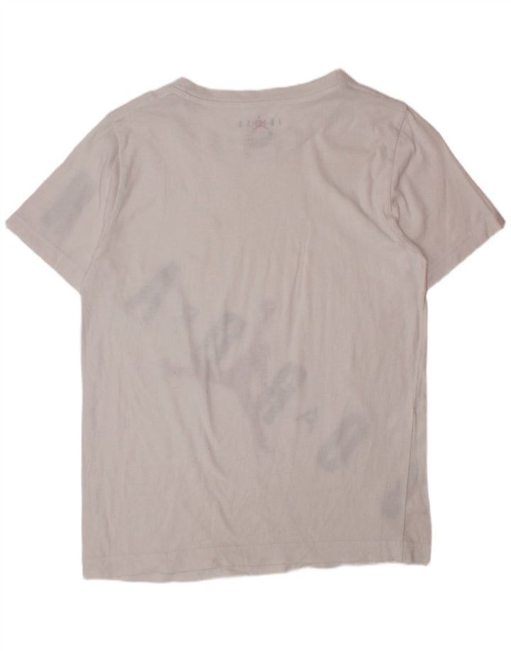 JORDAN T-shirt graphique pour garçon 10-11 ans Blanc moyen