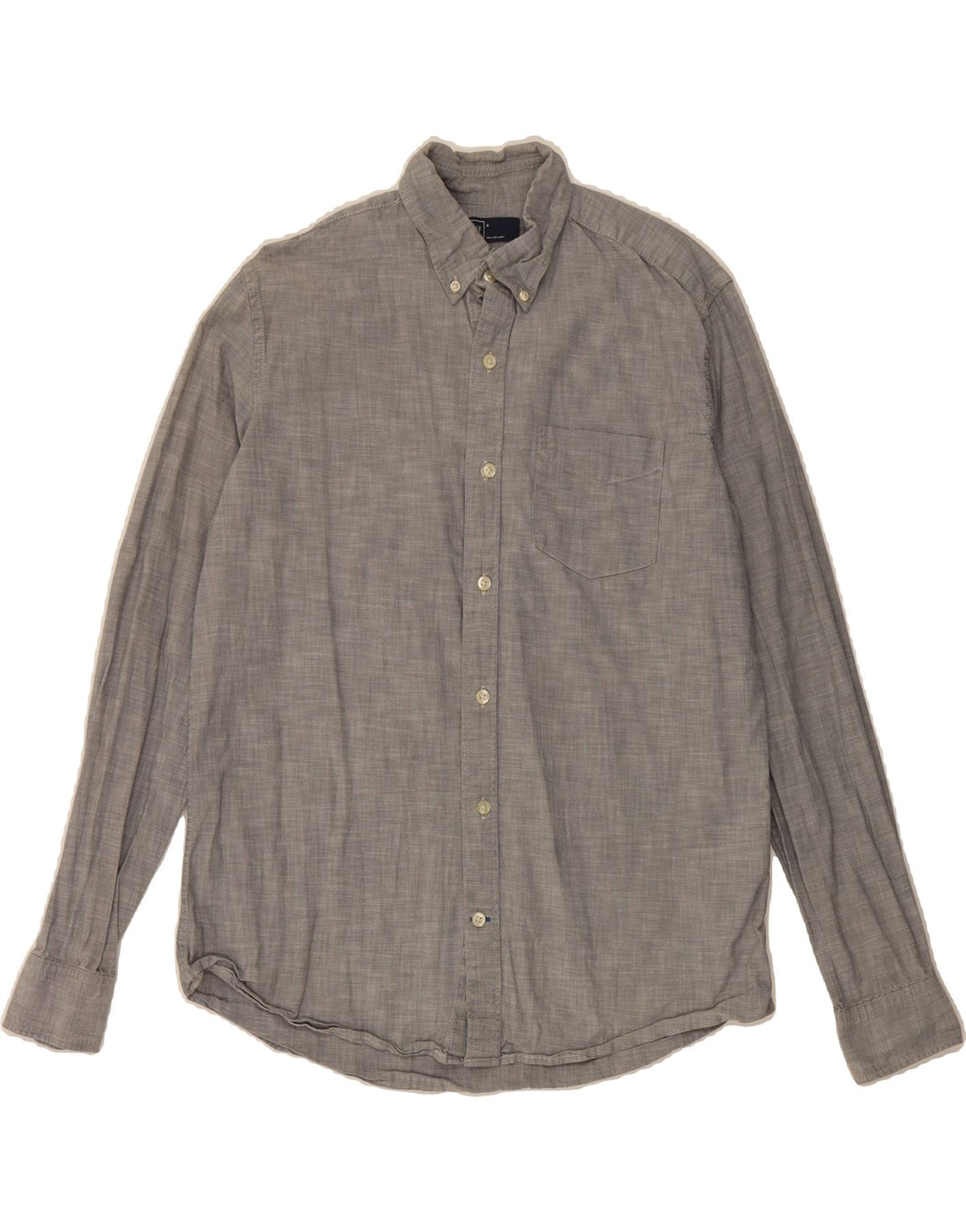 GAP Mens Shirt Medium Grey Cotton Vintage Gap and Second-Hand Gap from Messina Hembry 