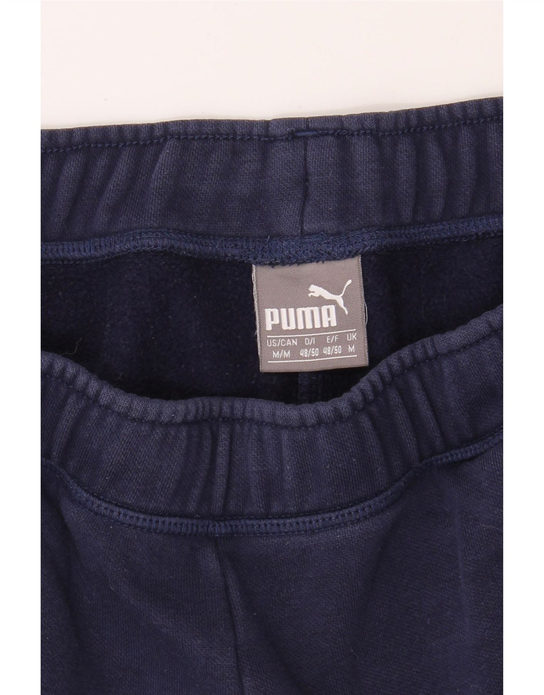 PUMA Mens Tracksuit Trousers Joggers Medium  Navy Blue Cotton Vintage Puma and Second-Hand Puma from Messina Hembry 