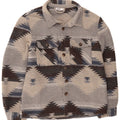 X-Mail Herre Overshirt Flanellskjorte Medium Grå Geometrisk Polyester