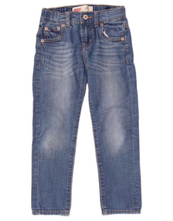 Jeans Levi's Girls 510 Skinny 4-5 anni W20 L19 cotone blu