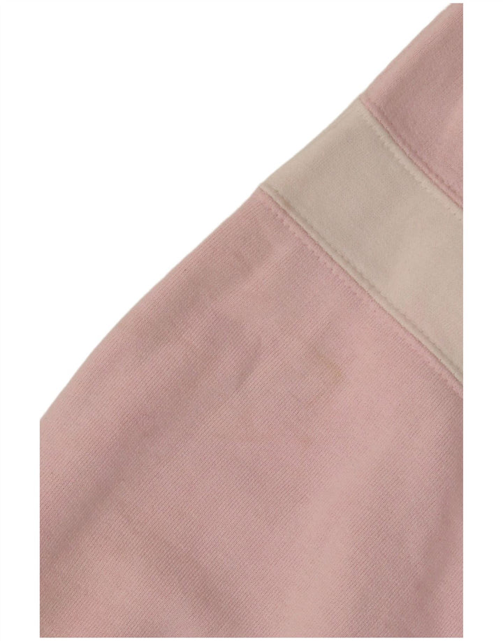 Best Company Womens Crop Sweatshirt Jumper UK 14 Medium Pink