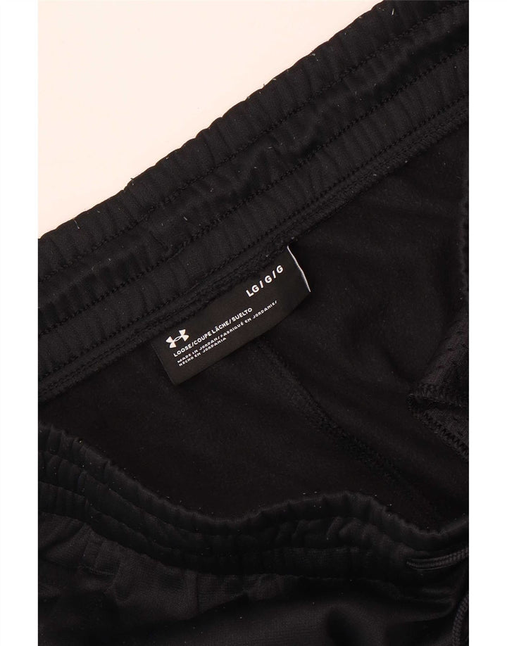 Under Armour Mens Tracksuit Trousers Joggers Large Black