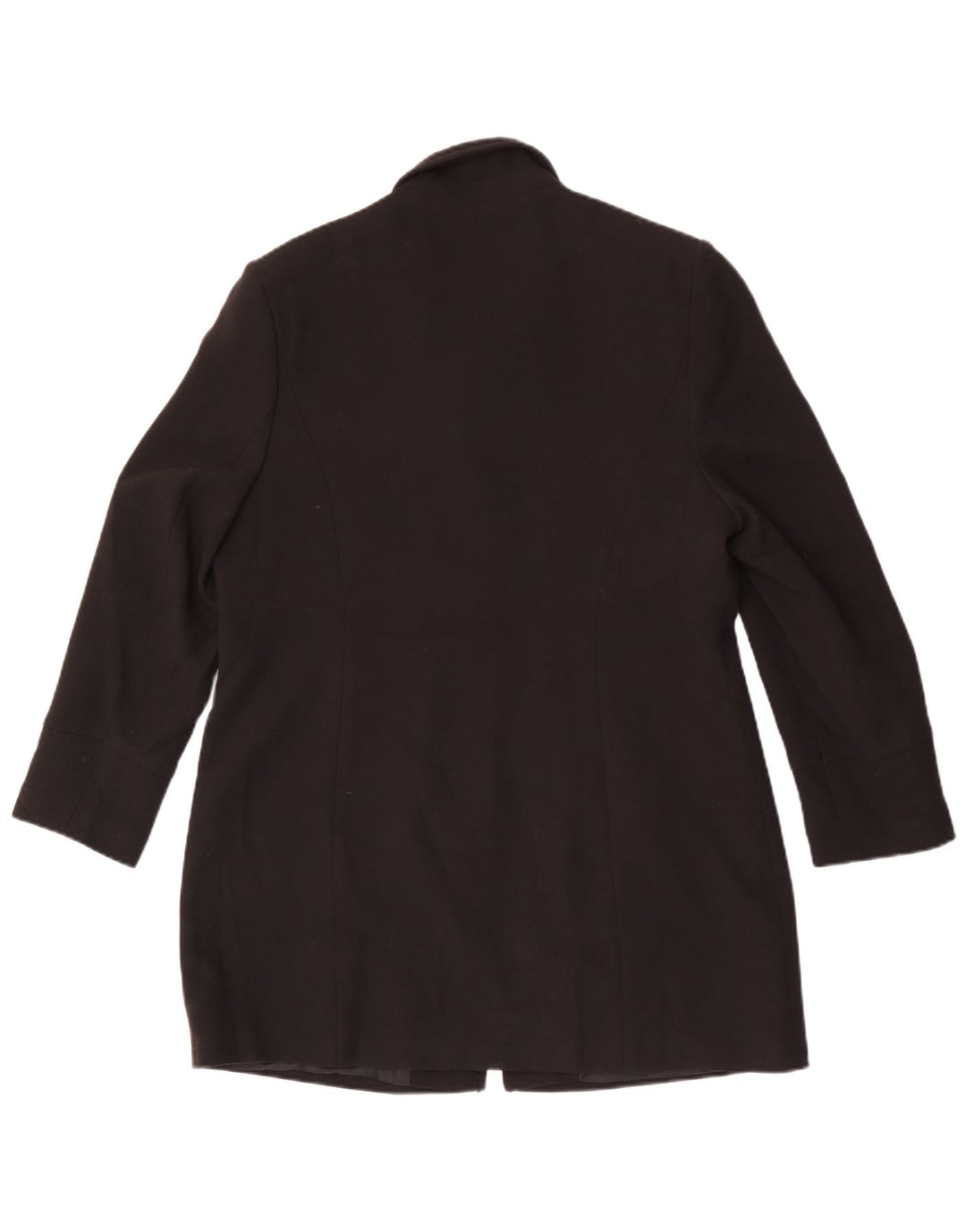 Marks & Spencer Womens St. Michael Overcoat UK 18 XL Black Polyester