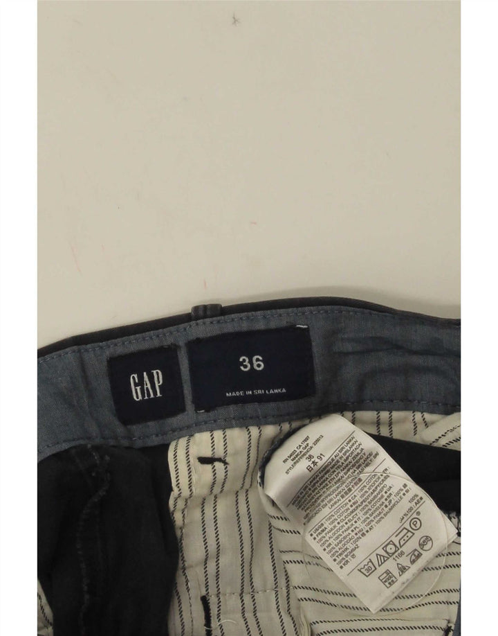Gap Mens Chino Shorts W36 Large Navy Blue Cotton