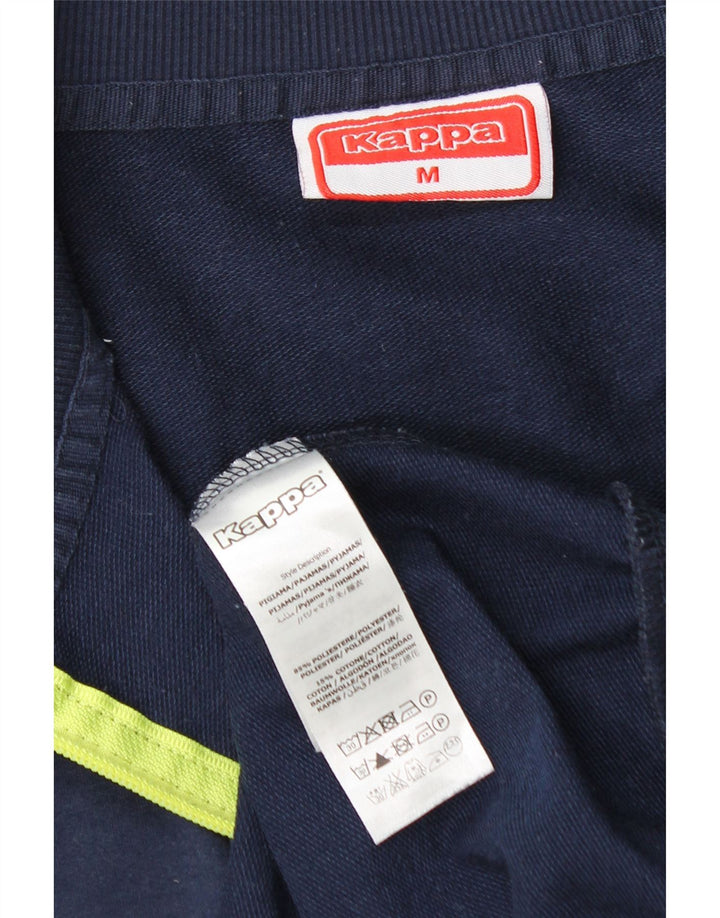 Giacca da tuta da uomo Kappa in poliestere color block medio blu navy