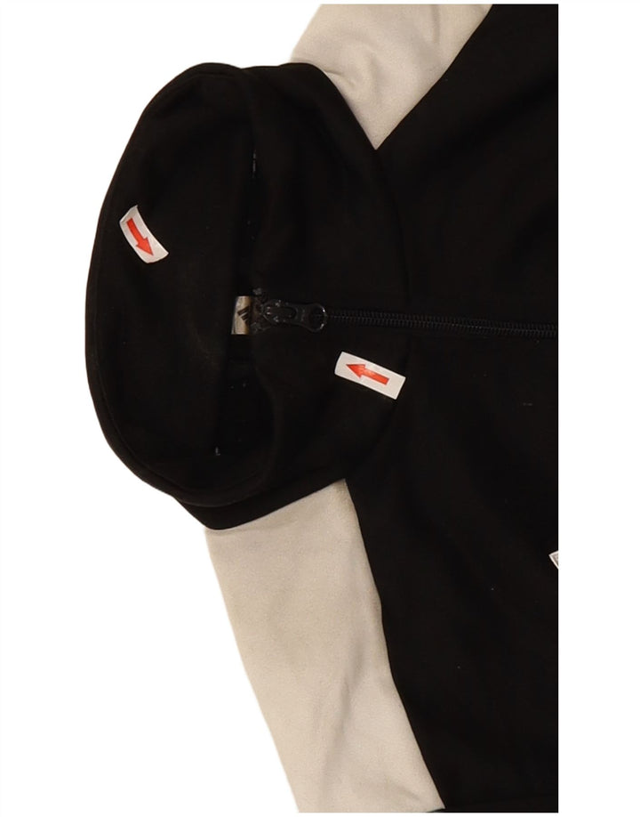 Adidas Veste de survêtement pour homme Large Noir Colorblock Polyester