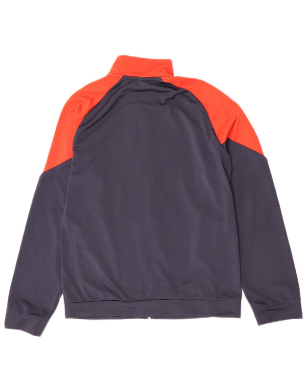 Puma Jungen Grafik-Trainingsoberteil, Jacke, 13–14 Jahre, Marineblau, Farbblock