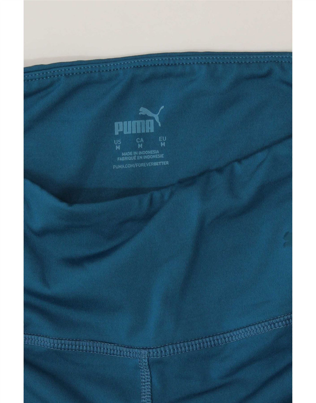 Damskie legginsy Puma Graphic UK 12, średni niebieski, poliester z blokami kolorów