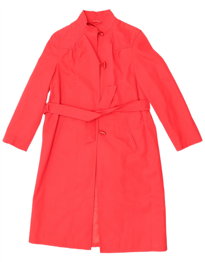 Diolen Womens Overcoat EU 40 Medium Red Polyester