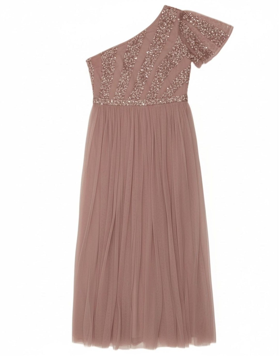 COAST Womens One Shoulder Dress UK 16 Large Pink Polyester Vintage Coast and Second-Hand Coast from Messina Hembry 