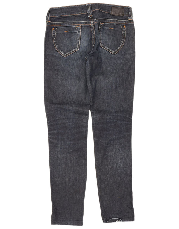 Guess Womens Slim Jeans W27 L29 Navy Blue Cotton