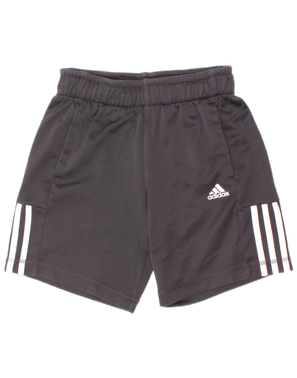 Adidas Boys Climalite σορτς 9-10 ετών μαύρο πολυεστέρα