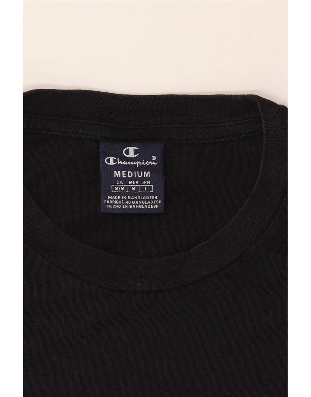 Champion Camiseta para hombre Top Medium Black