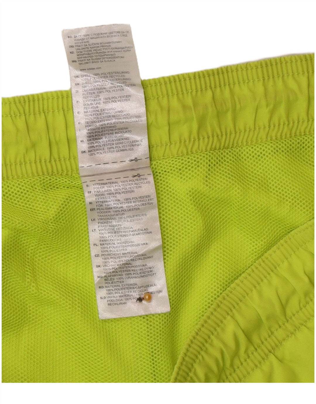 Adidas Mens Sport Shorts Large  Green Polyester