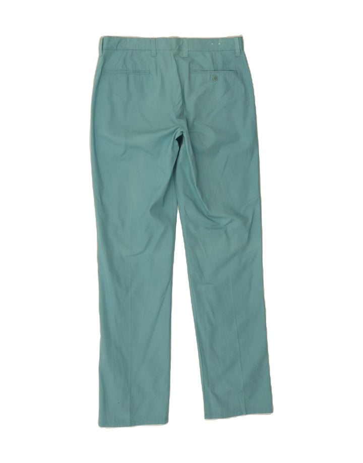 J. CREW Womens Straight Chino Trousers W31 L32 Turquoise Cotton Vintage J. Crew and Second-Hand J. Crew from Messina Hembry 