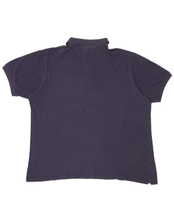 Lacoste Mens Polo Shirt Size 8 3XL Navy Blue Cotton