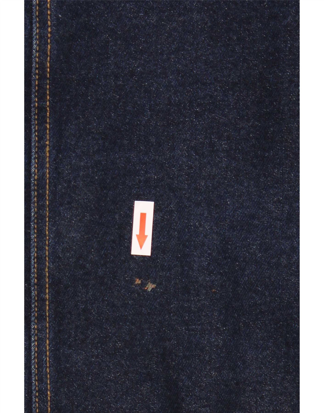 Wrangler Mens Sherpa Denim Jacket UK 40 Large Blue Cotton