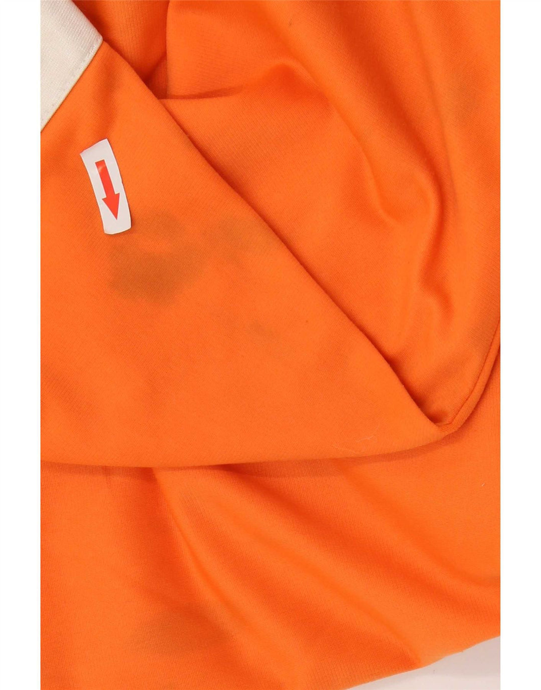 Champion Mens Tracksuit Top Jacket Large Orange Colourblock Polyester