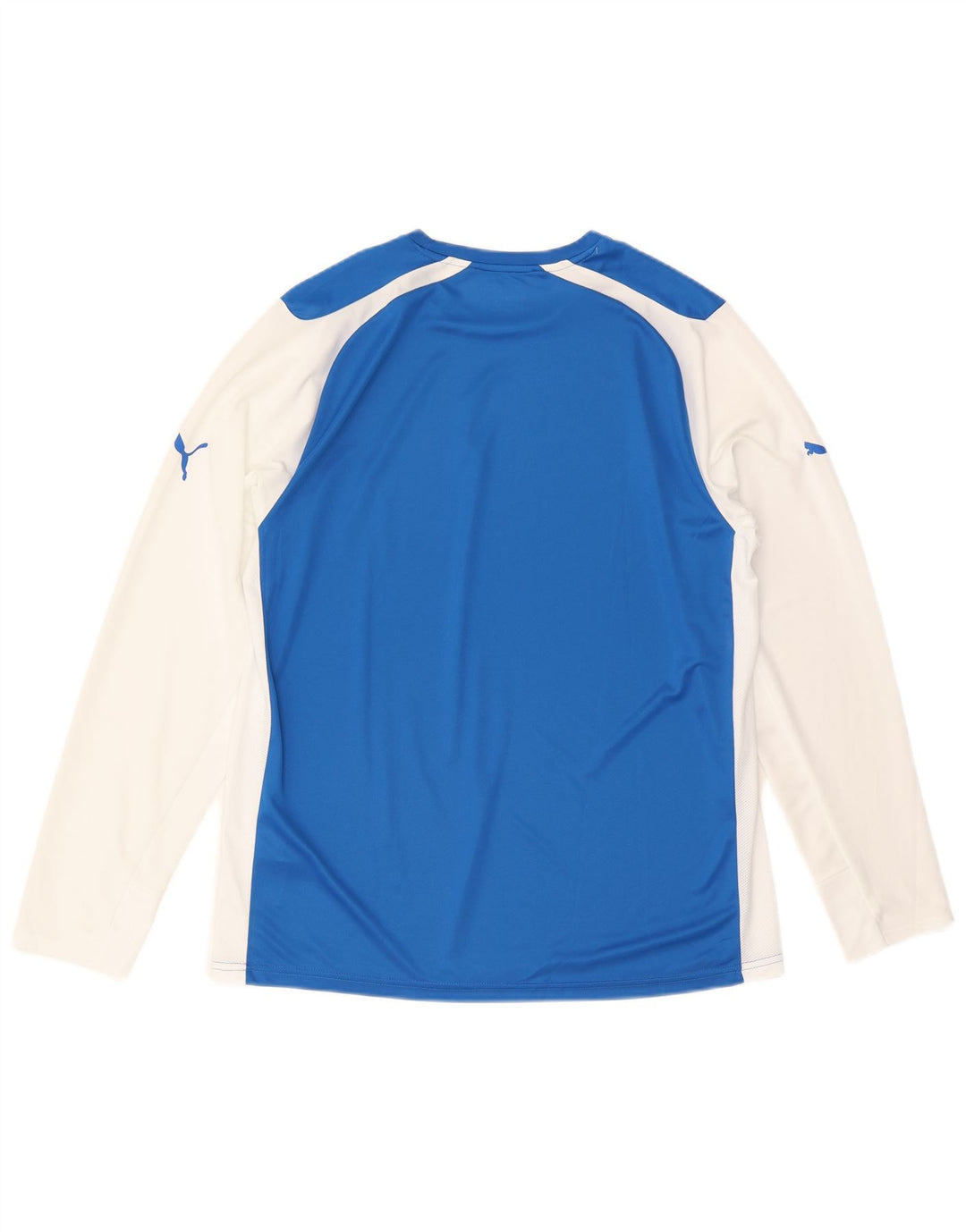 Maglia Puma da uomo a maniche lunghe XL blu in poliestere color block