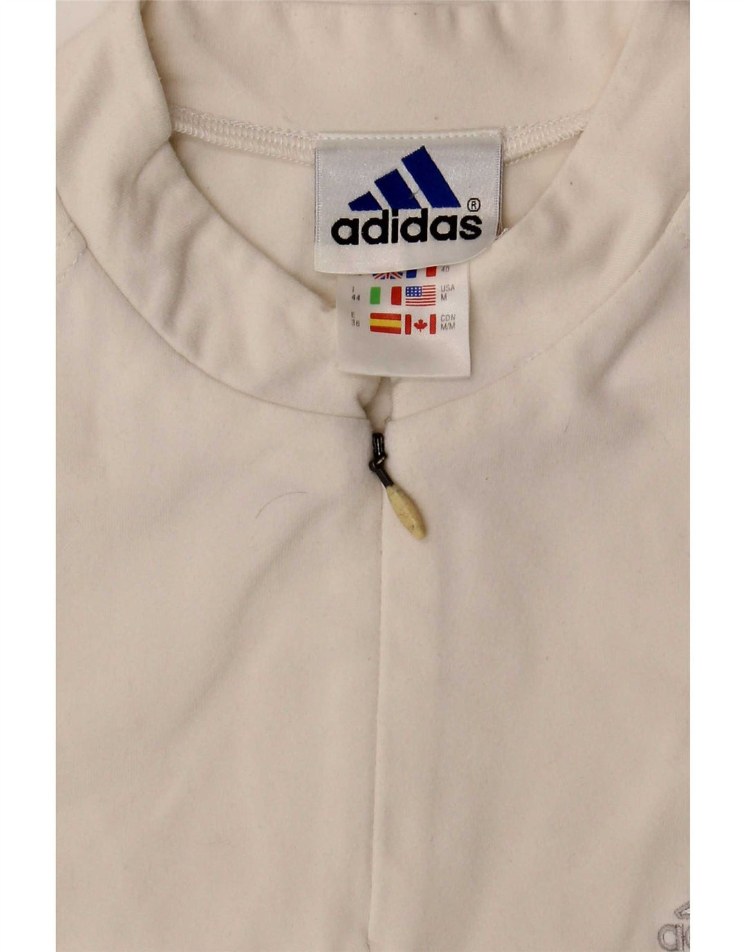 Adidas Dame Vest Top UK 12 Medium White Polyester
