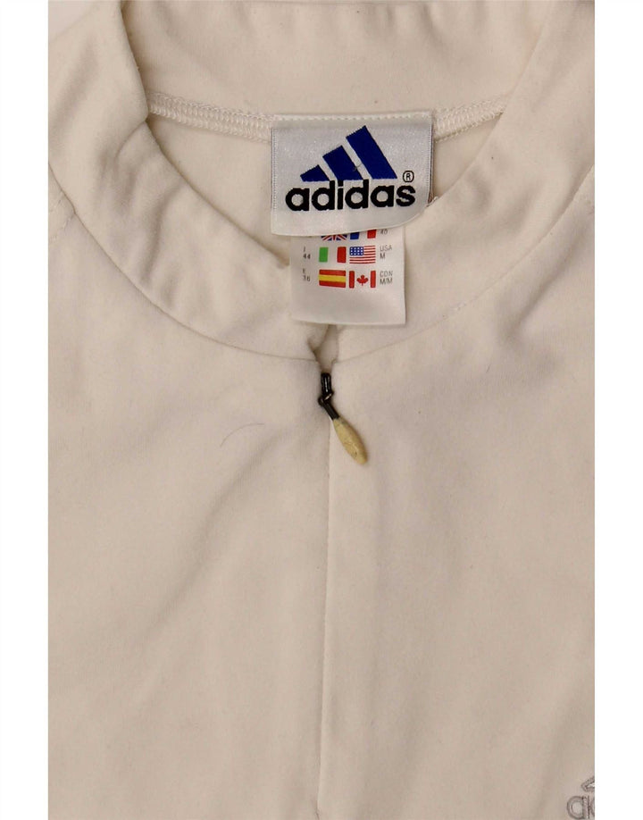 Adidas Dame Vest Top UK 12 Medium White Polyester