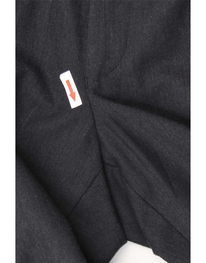 Marks & Spencer Mens St. Michael Straight Suit Trousers W38 L31 Navy Blue