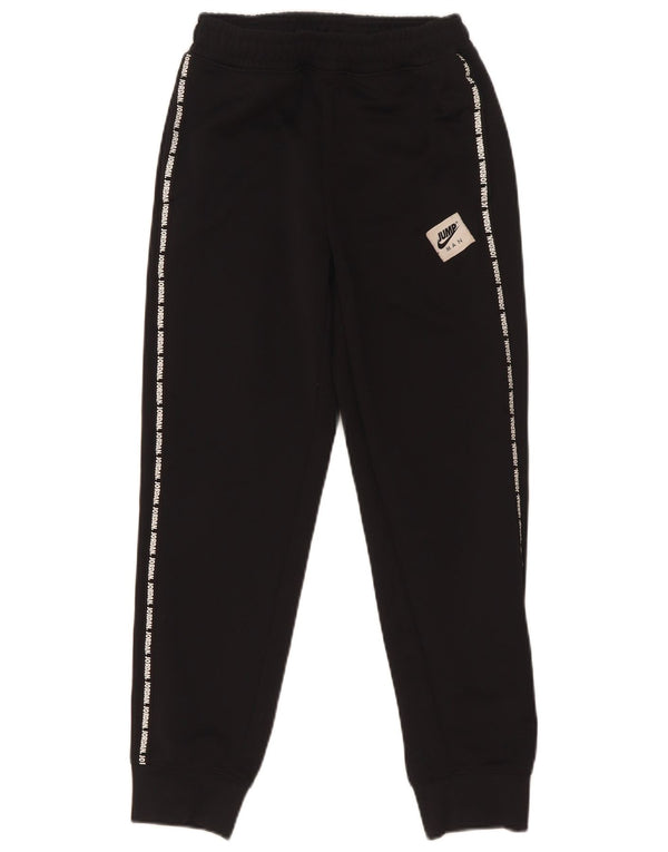 Jordan Boys Graphic Tracksuit Trousers Joggers 10-11 Years Medium Black