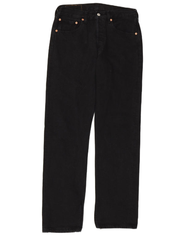 Levi's Vaqueros rectos 501 para hombre W31 L32 Algodón negro