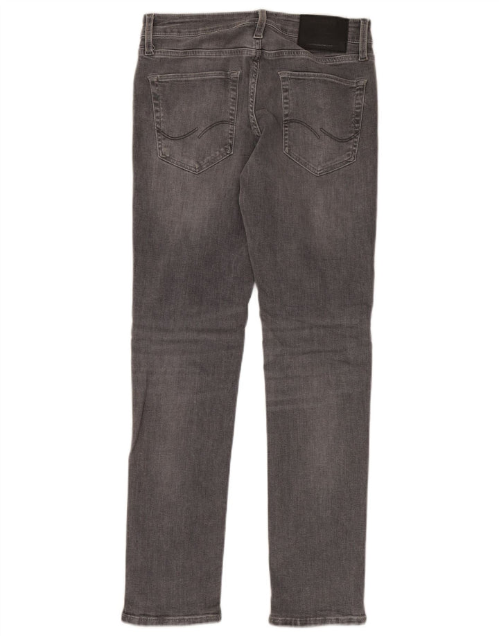 JACK & JONES Slim Jeans til mænd W28 L30 Grå bomuld