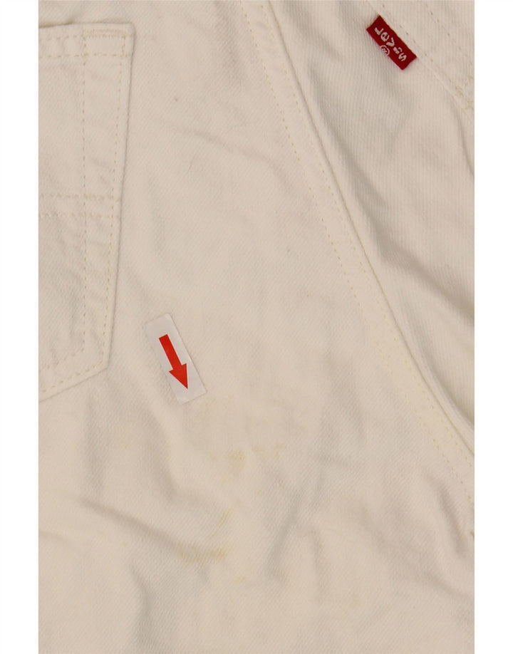 Levi's Womens Denim Shorts W27 Small White