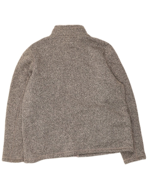 Giacca da ginnastica in pile da donna Marks & Spencer UK 20 2XL Grigio chiazzato