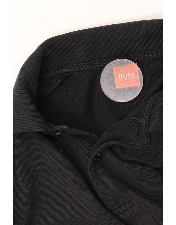Hugo Boss Mens Polo Shirt Medium Black